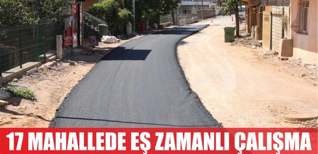  17 mahallede aynı anda çalışma var