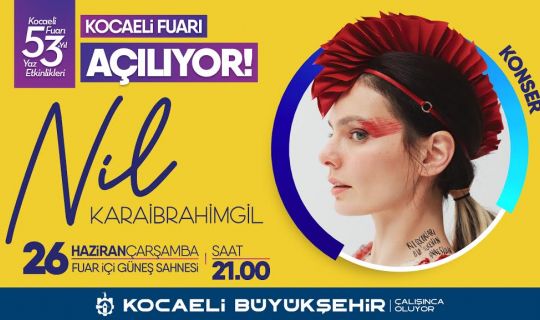 Yaz konserleri Nil Karaibrahimgil ile başlıyor