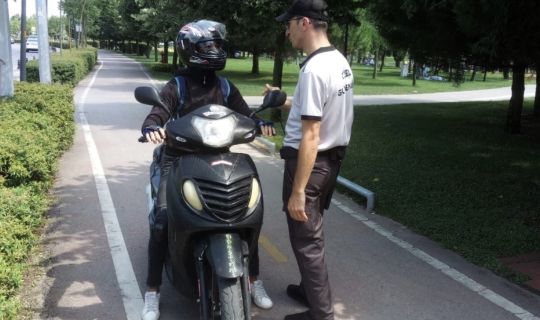 Sekapark’ta motosiklet kullanımına sıkı denetim