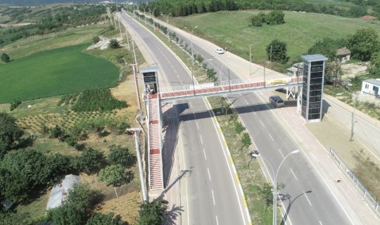 Kocaeli’ye modern bir üst geçit daha