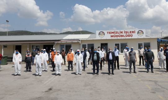 Başkan Söğüt  “Alın terinin ve emeğin yanındayız”