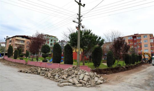 Körfez’de parklar bakıma alındı