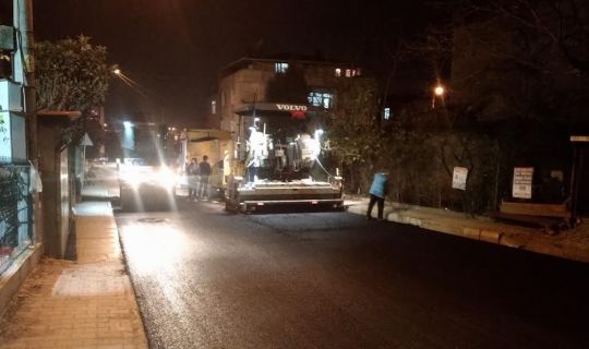 Körfez’de üstyapı için gece mesaisi