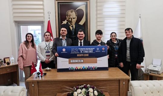 Körfez Med Marine Fen Lisesi,  TÜBİTAK birincisi oldu