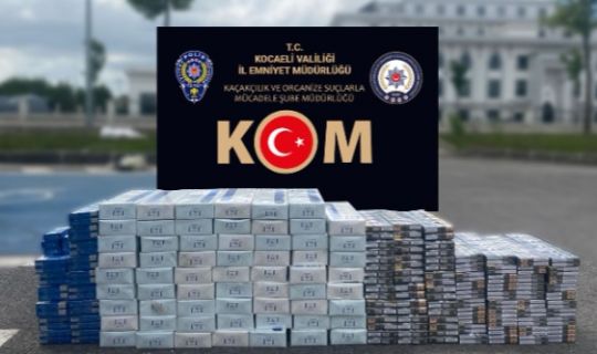 1430 Paket gümrük kaçağı, sigara ele geçirildi