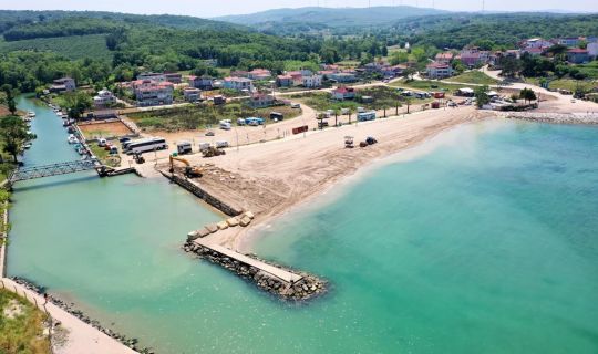 Seyrek Plajı'ndaki, iyileştirme çalışmaları, tamamlandı