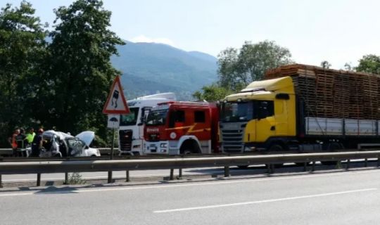 Kocaeli Otoyolu'nda, Trafik Kazası
