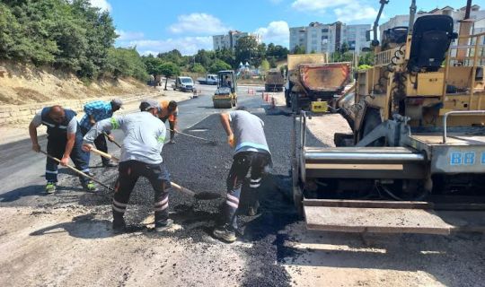 İlimtepe Mahallesi’ne, 930 Ton Asfalt Serimi