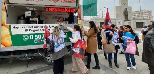 Kocaeli Aile Hekimleri Derneği, Lokma Aracında Eylem Yaptı