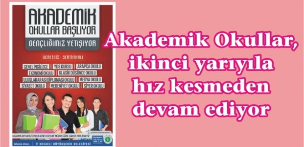 Akademik Okullar, ikinci yarıyıla hız kesmeden devam ediyor