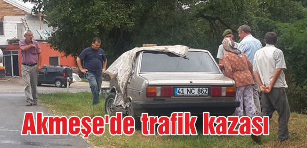  Akmeşe'de trafik kazası