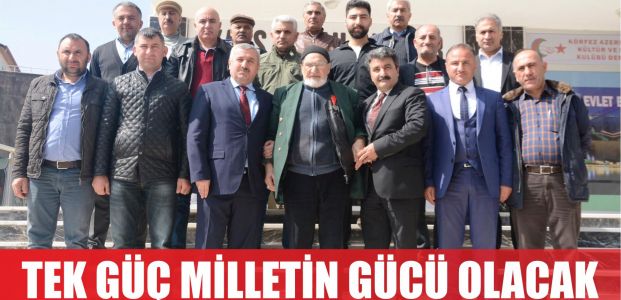  Başkan Baran: Tek güç milletin gücü olacak