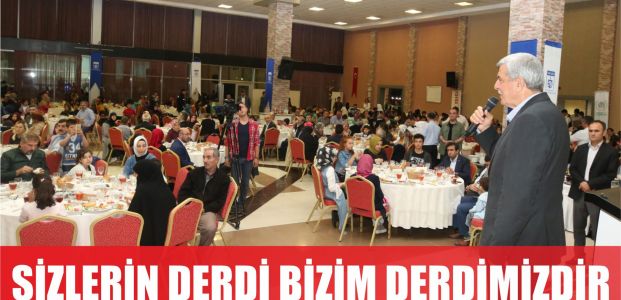  Başkan Karaosmanoğlu; “Sizlerin derdi bizim derdimizdir”