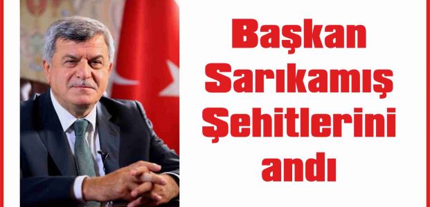 Başkan Sarıkamış Şehitlerini andı