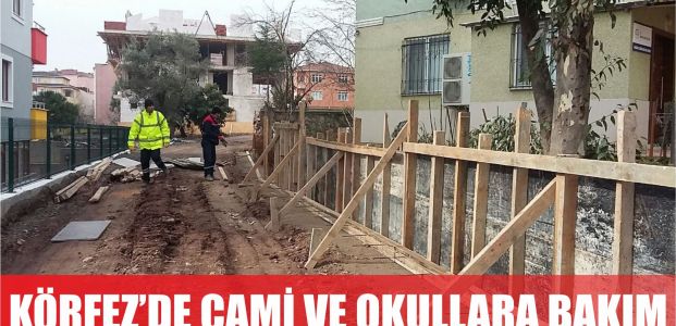 Cami için duvar ve okullara bakım