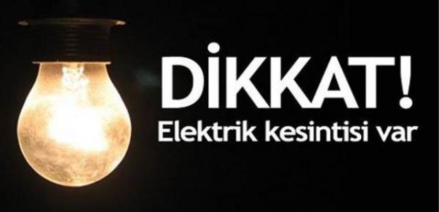 Elektrikler kesilecek !!!