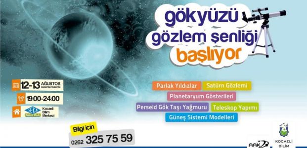  Gökyüzü Gözlem Şenliği Başlıyor