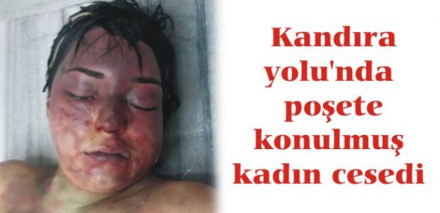  Kandıra yolu'nda poşete konulmuş kadın cesedi