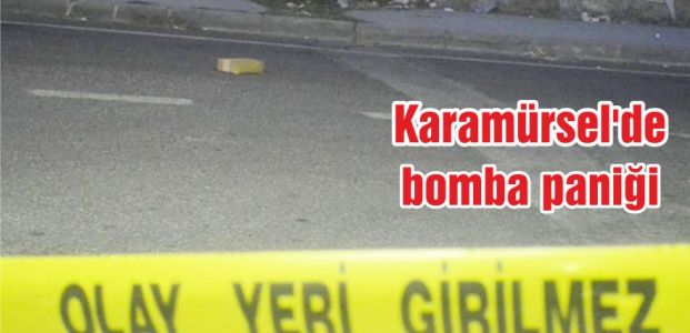  Karamürsel'de bomba paniği