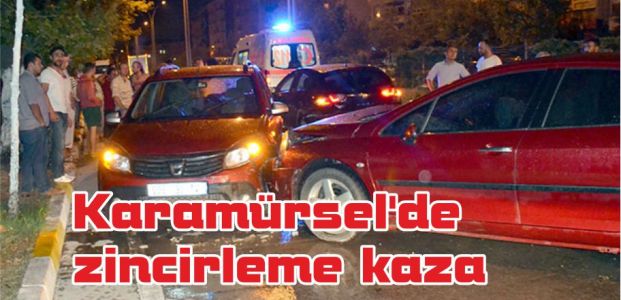  Karamürsel'de zincirleme kaza