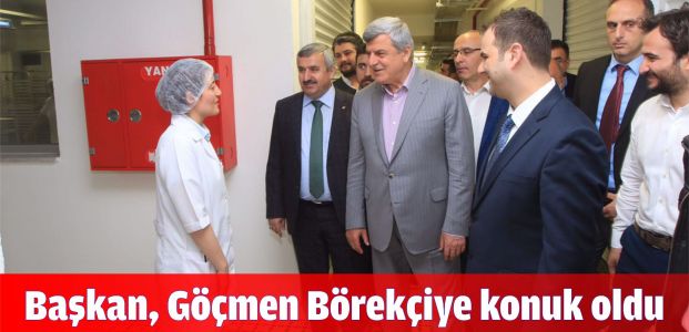 Karaosmanoğlu, Göçmen Börekçiye konuk oldu