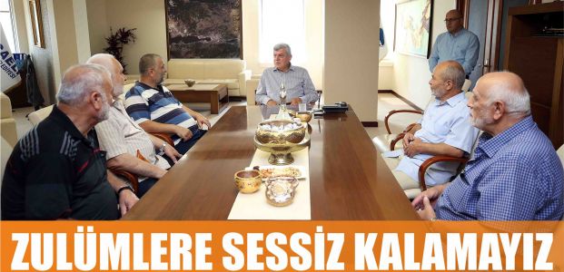  Karaosmanoğlu, ‘’Zulümlere sessiz kalamayız’’