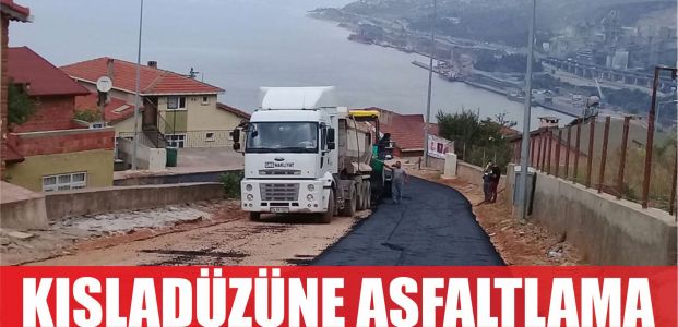  Kışladüzü’nde cadde ve sokaklara asfalt