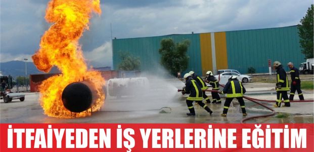  Kocaeli İtfaiyesi’nden işyerlerine eğitim