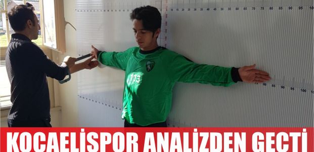  Kocaelispor performans analizinden geçti