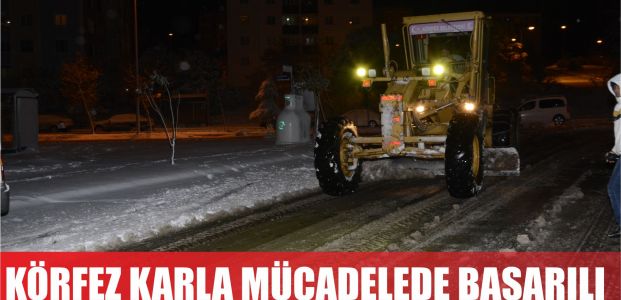  Körfez’de ekipler gece boyu çalıştı