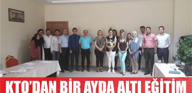  KTO’DAN BİR AYDA ALTI EĞİTİM