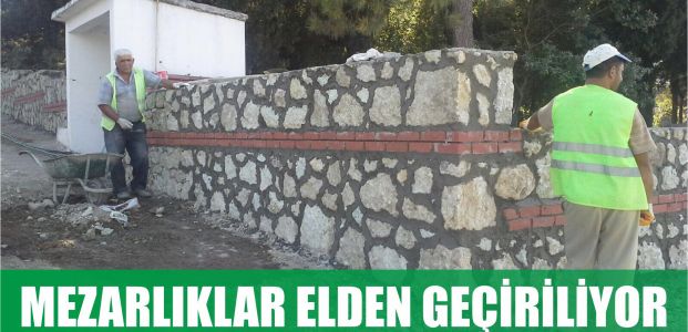  Mezarlıklar elden geçiriliyor