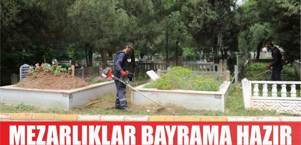  Mezarlıklarda bayram temizliği