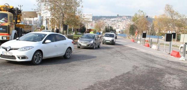 Outlet Köprülü Kavşak çalışmaları başladı