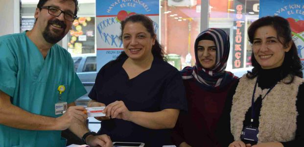 Özel Körfez Marmara Hastanesi, organ bağışı için stant açtı;