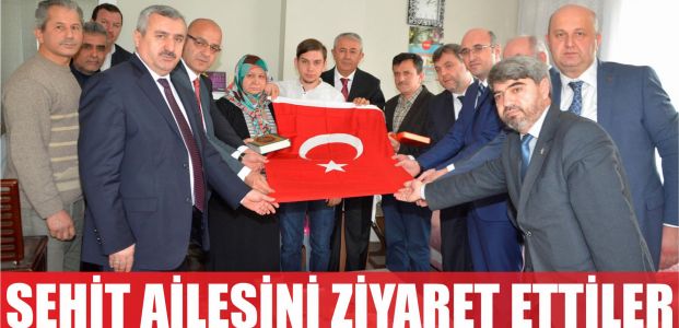 Şehidimizin ailesini yalnız bırakmadılar