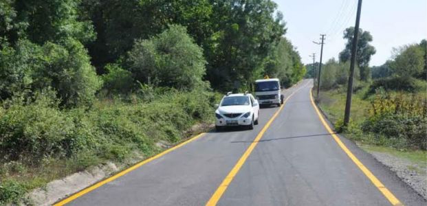 Sekakampı yolu yenilendi