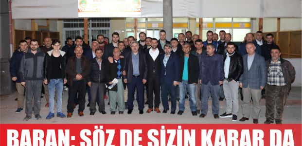  Son söz de sizin karar da