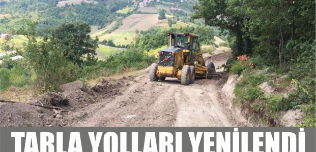  Tarla yolları yenilendi