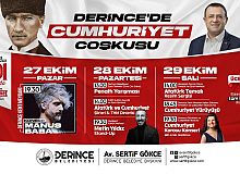 Derince’de, Cumhuriyet Bayramı Coşkusu