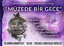 İzmit Belediyesi'nden "Müzede Bir Gece" Programı ile Zaman Yolculuğu