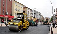 Cadde ve sokaklara 121 bin ton asfalt serildi