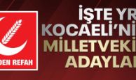 YRP Kocaeli'nin milletvekili Listesi bugün kamuoyuyla paylaşıldı.