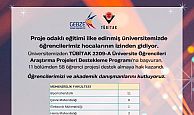 TÜBİTAK, GTÜ’lü 58 Öğrencinin Projesine Destek Verecek  