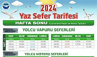 Kocaeli. Deniz ulaşımında yaz sefer tarifesine geçilecek