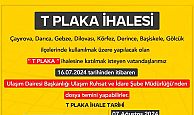 86 T Plaka, İçin İhale Yapilacak