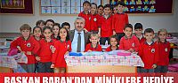 Başkan Baran'dan miniklere hediye