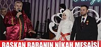  Başkan Baran’dan ‘nikâh’ mesaisi