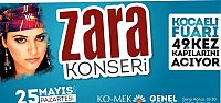  Fuar ve Genel Sergi, Zara konseri ile açılıyor