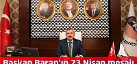 Körfez Belediye Başkanı İsmail Baran’ın 23 Nisan mesajı